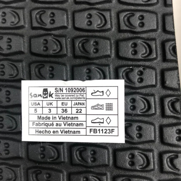 NWT Sanuk Yoga Spree Metallic Flip Flops Size 5 - Picture 6 of 7